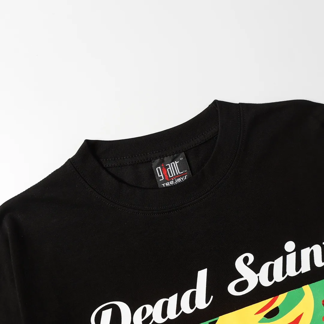 Saint Michael series trendy T craft drawing round neck short sleeves Style number: D3185 P116 Color: black Size: S M L XL